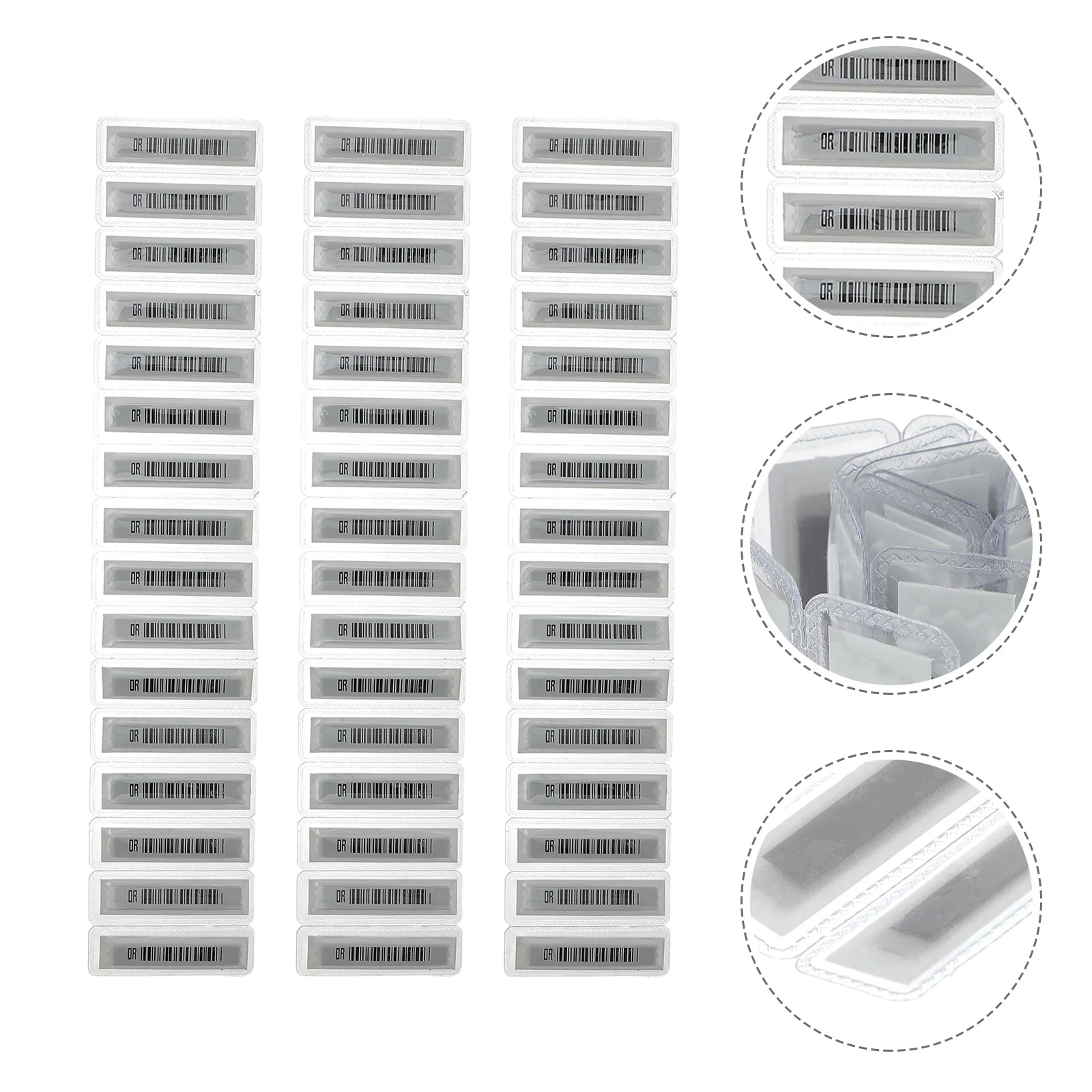 

75pcs Anti-Theft Labels 58Khz Sound Magnetic Waterproof For Supermarket Liquid Bottled Products Security Mark Tag