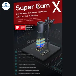 Qianli Toolplus Thermal Super Cam X Kamera 3D Tester zwarć telefonu komórkowego Diagnostyka PCB Analizator usterek Naprawa