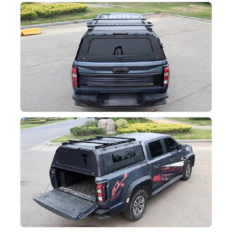 Bt Selling Storage Crossbars Multifunctional Lage Racks Pickup Trucks Three High Aluminum Alloy Tailbox Canopi