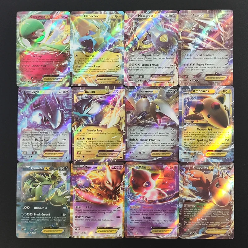 

100 шт./кор. DIY PTCG английский Ho-Oh Charizard Delphox Kyogre Keldeo Kyurem Greninja Latias Celebi EX коллекция хобби карточная игрушка