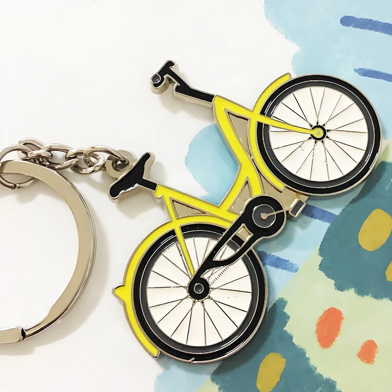 Mountain Bicycle Pendants Keychain Bicycle trainer Keychain Cycling Gift, Great trainer Gift, Cyclist trainer Gifts