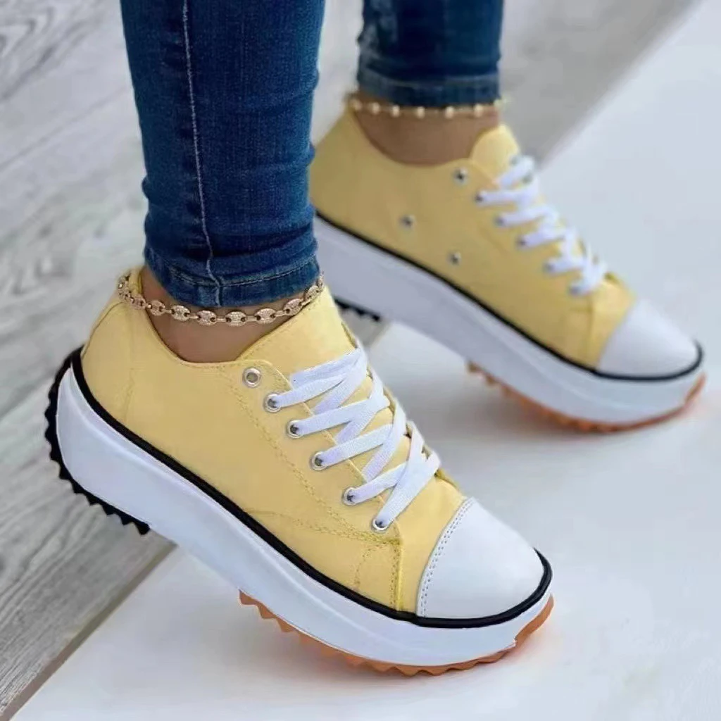 Summer Women Sneakers Platform Casua Women Shoes Plus Size Femlae Tennis Shoes  Fashion Sport Shoes AntiSlip