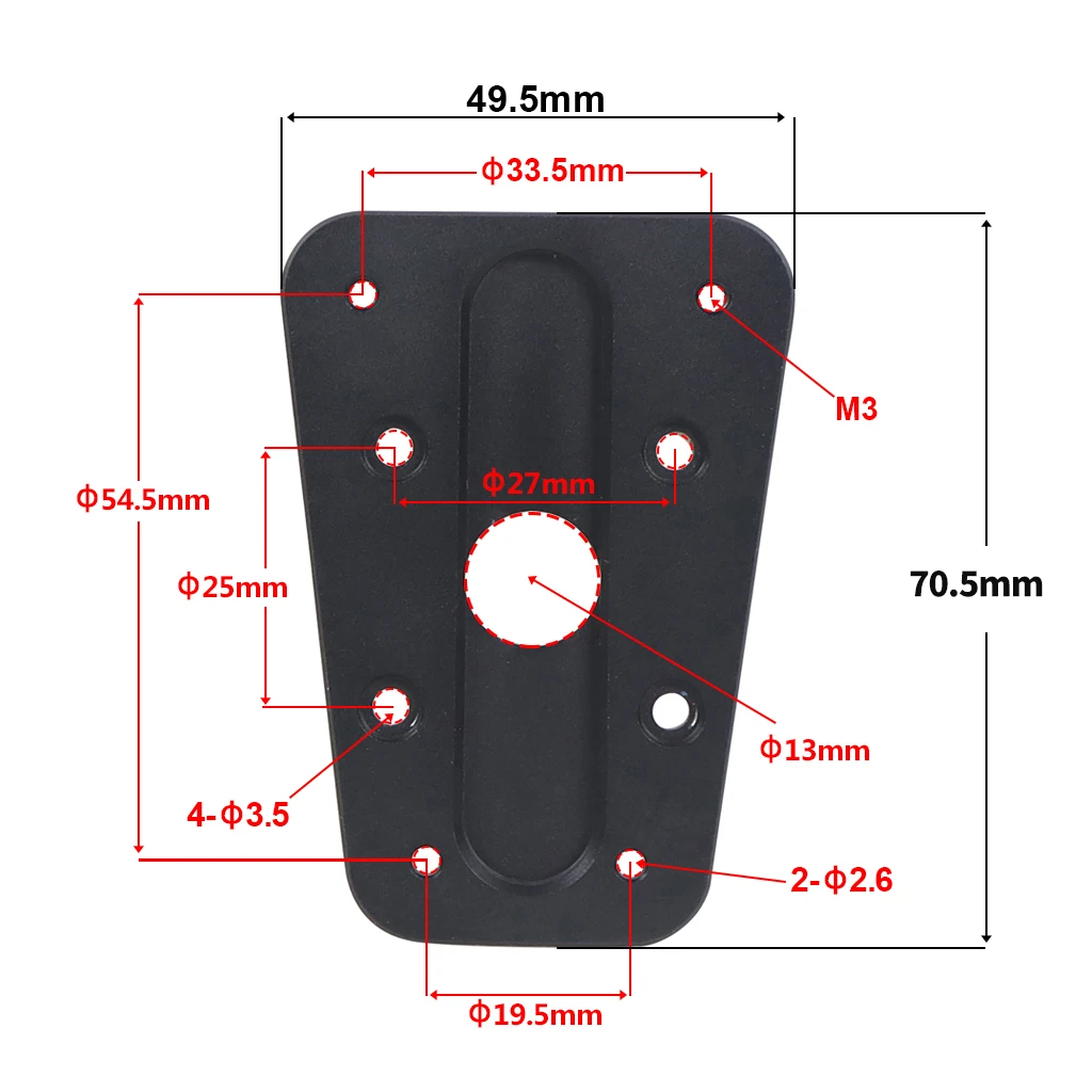 13mm T Fahrwerk Rohr Rohr Stange CNC Aluminium Legierung Mount Adapter für F550 6 Achsen Drone DIY Rahmen RC Drone Land Skid – Detail 18