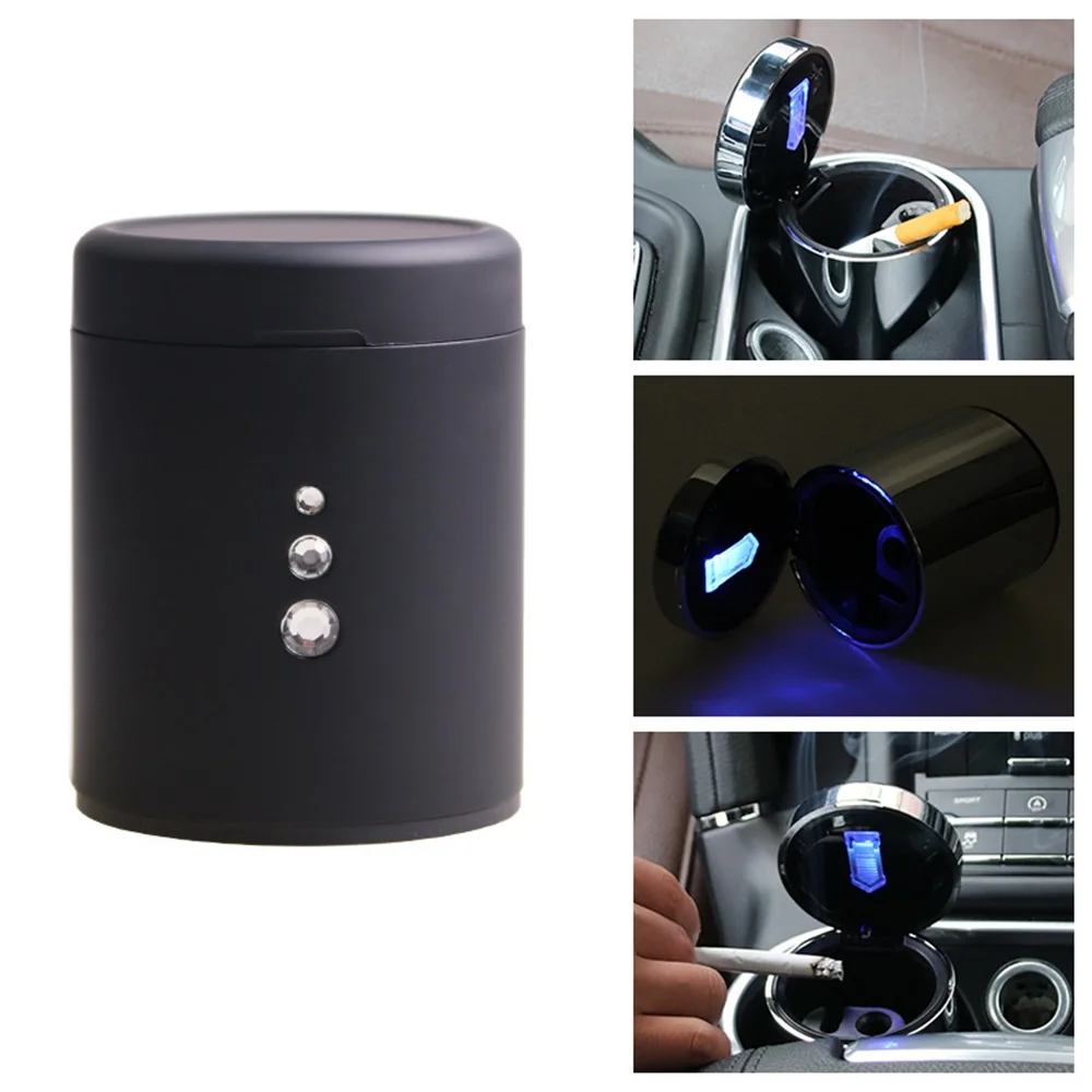 Universal Car Portable Auto Truck LED Cigarette Smoke car Ashtray Cigarette Lighter Light Smokeless Ashtray Cigarette Holder