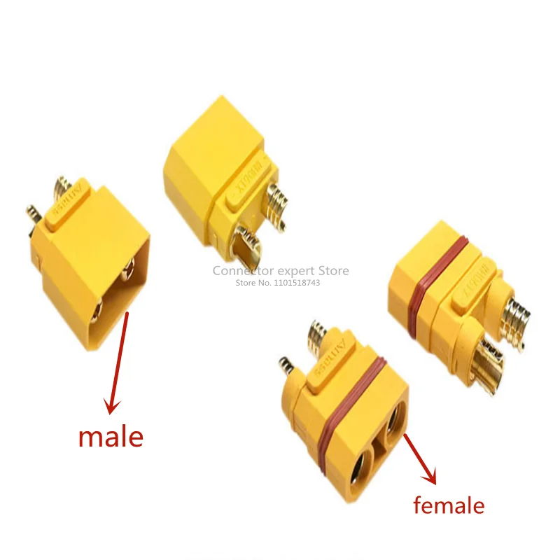 Amass XT90HW Waterproof Power Plug High Current Connector Male And Female Low Resistance for Electronic Components