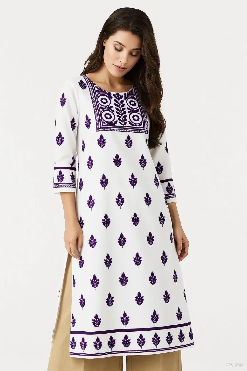 

Мусульманское платье Kurt, женское модное и элегантное прямое платье, повседневное, красочное, с разрезом подол, Abito Donna, исламская одежда для женщин