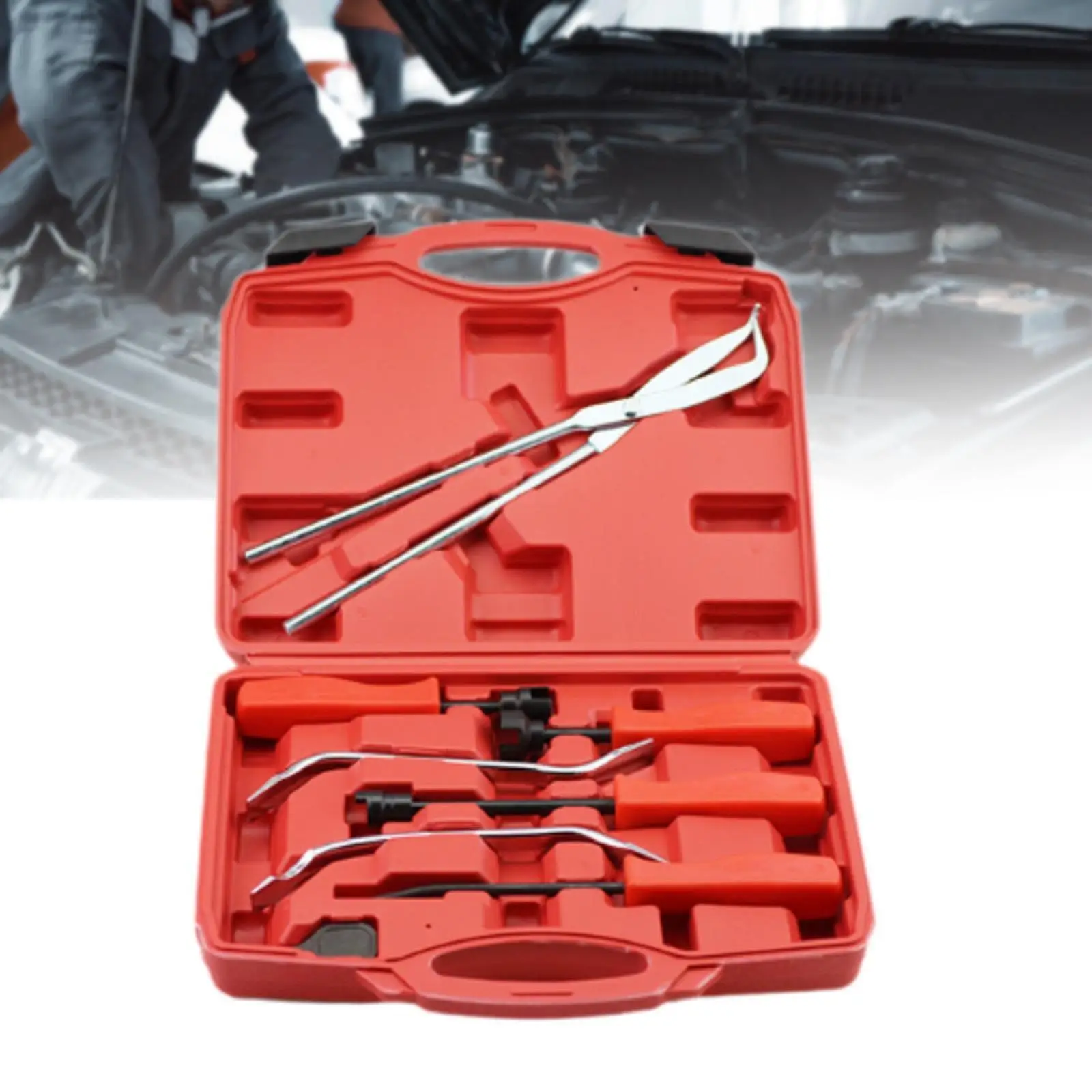 Универсальный набор инструментов для барабанного тормоза, съемник тормозной пружины, плоскогубцы для пружин барабанного тормоза, инструмент для регулировки тормозной ложки для грузовиков, гаража, авто