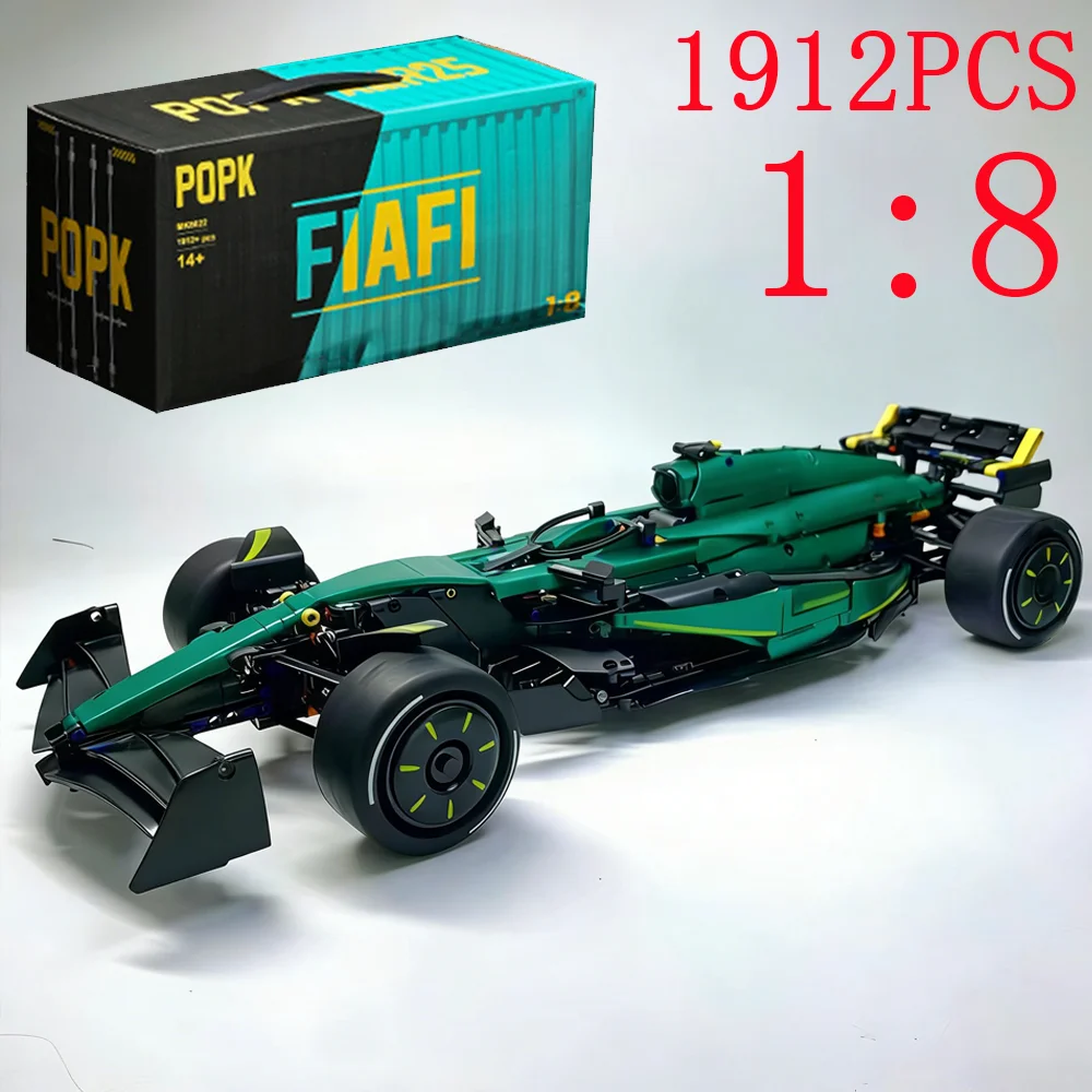 

Новый набор технических строительных блоков 1912 деталей: модель спортивного автомобиля 1:8, конструктор гоночного автомобиля, игрушки-кирпичики для детей и взрослых, подарки