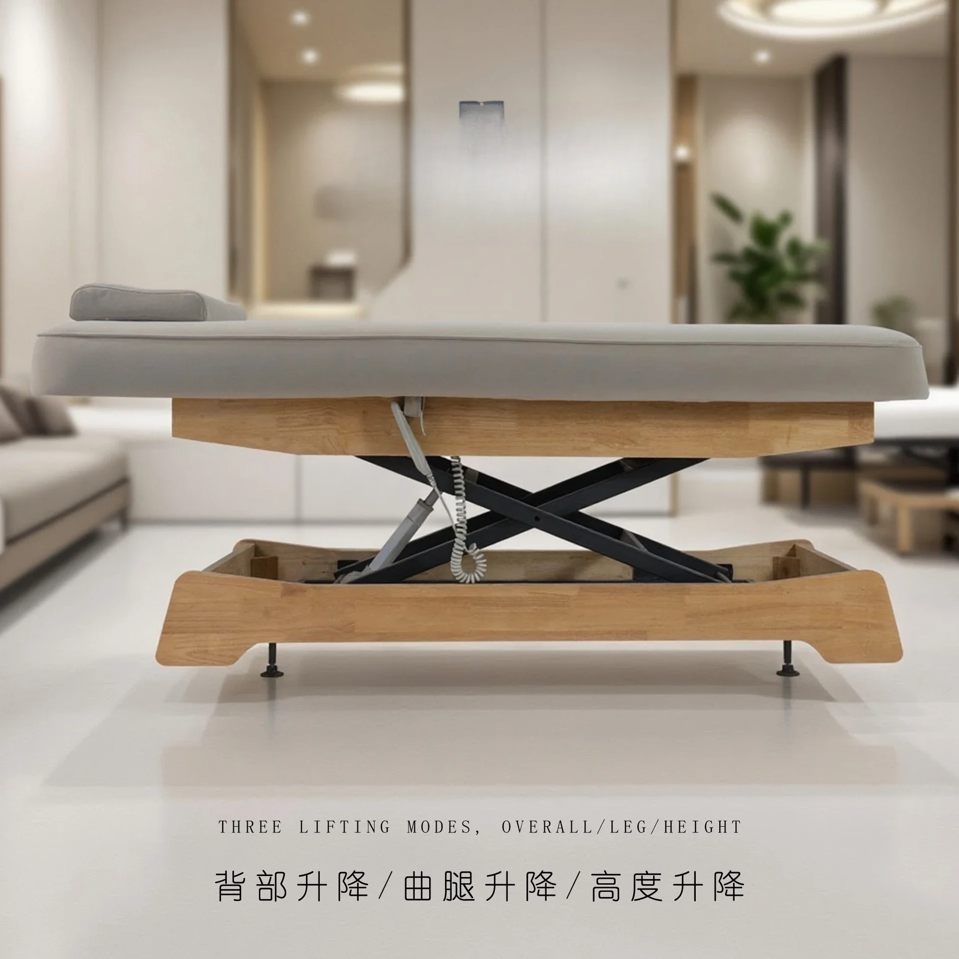 Electric lifting beauty bed constant temperature massage physiotherapy bed for beauty salons