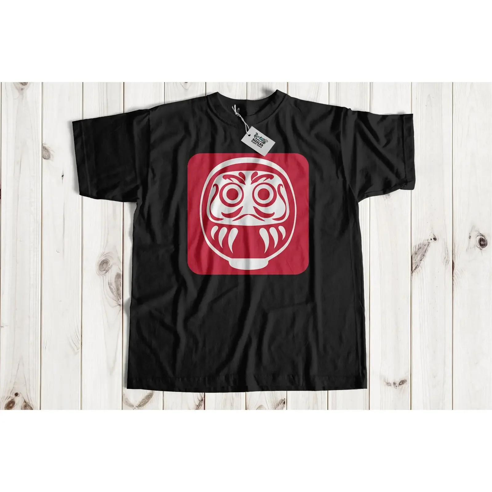 Daruma T Shirt Japanese Zen Buddhism Lucky Buddhist ideas traditional doll tee vintage Washed designer clothes Stylish homme