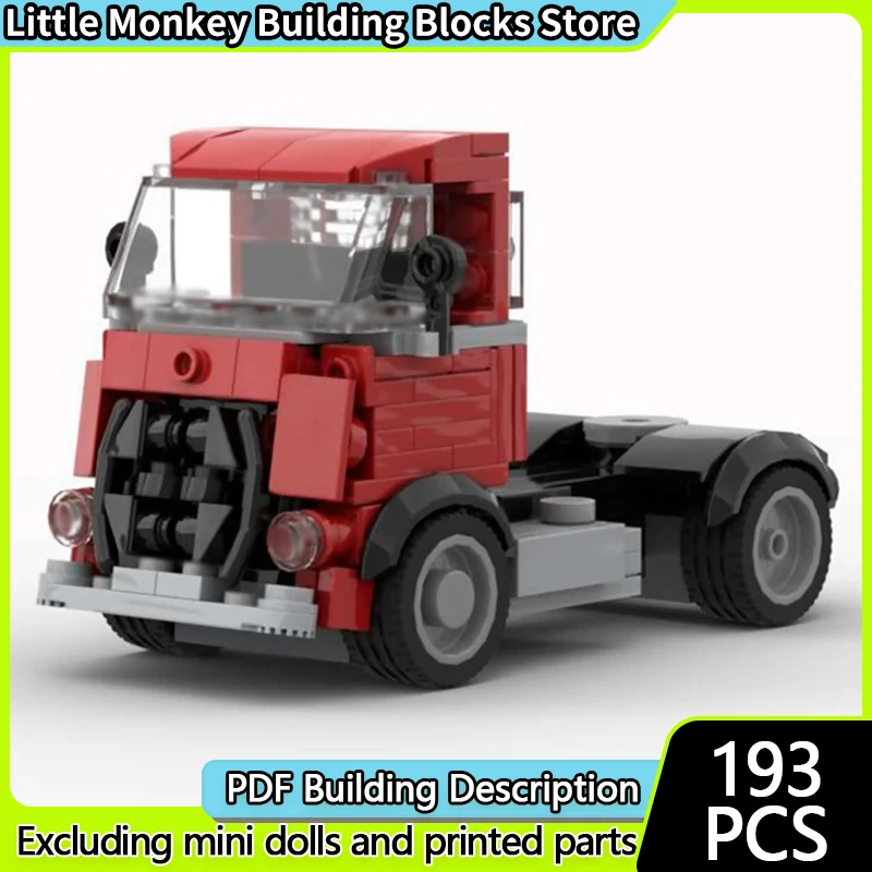 

City Car Model MOC Building Bricks A1600 Heavy-Duty Freight Truck Modular Technology Children Holiday Gifts Assemble Toys Suit