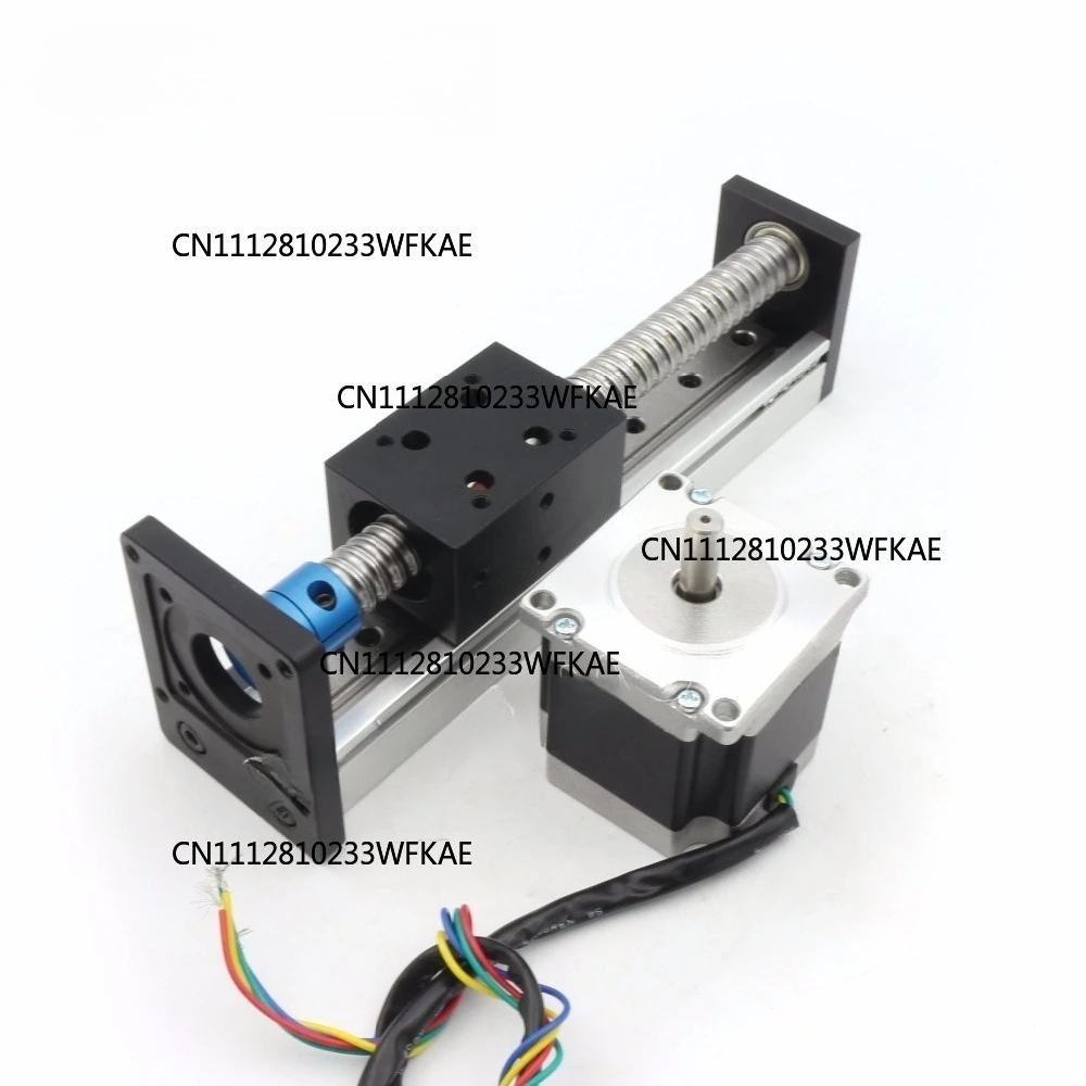 CBX1605 Ballscrew Linear Stage Actuator 100/200/300/400/500/600mm & Square Linear rail + Nema23 Stepper Motor for CNC XYZ Axis