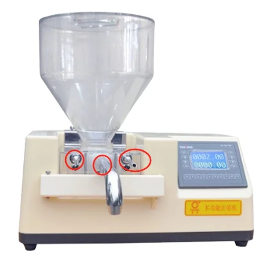 High Quality Dessert Cream Filling Machine Chocolate Paste Bread Stuffing  Machine Bakery Snack Puff Jam Injector