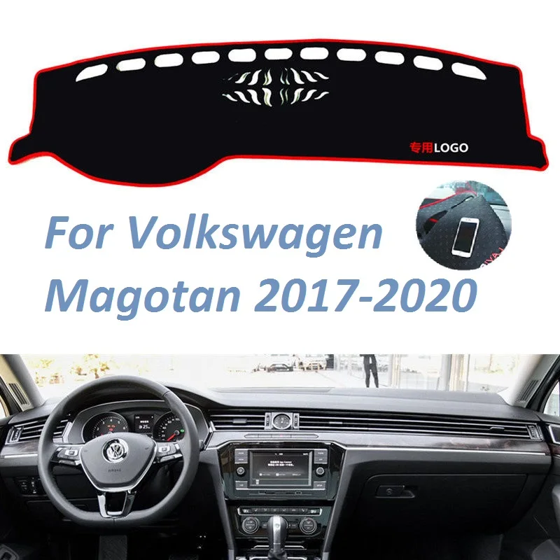 

Нескользящий коврик для приборной панели, для Volkswagen Magotan 2017 2018 2019 2020