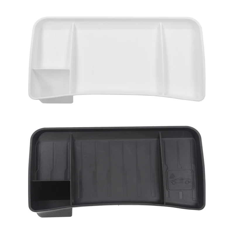 سيارة مريحة صندوق منظم عدم الانزلاق وحدة التحكم المركزية شاشة الأنسجة المخفية ETC صندوق تخزين الملحقات ل تسلا نموذج 3 نموذج Y