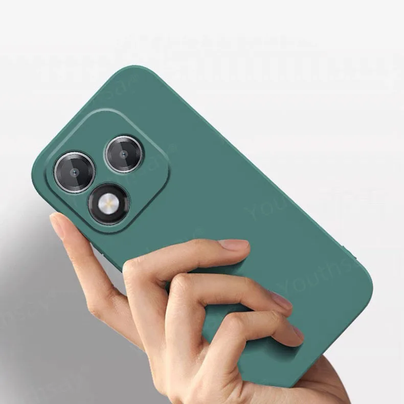 Para Honor 400 Lite Funda Honor 400 Lite Funda Coque Original silicona líquida suave TPU teléfono parachoques para Honor 400 Lite