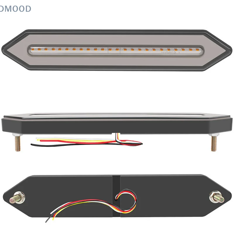 3 في 1 100 LED السيارات شاحنة مقطورة ضوء إضاءة مقاومة للماء الفرامل الذيل ضوء ثلاثية الأبعاد تدفق مصباح إشارة مصباح