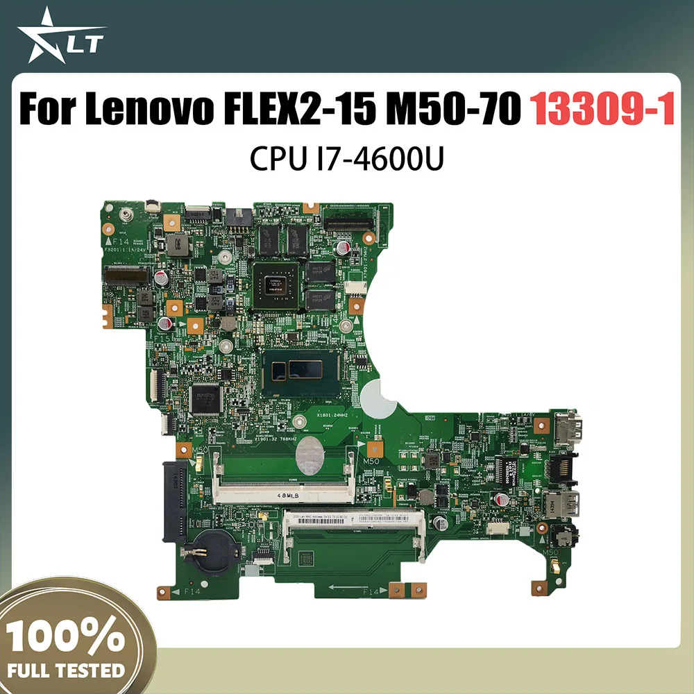 

13309-1 448.00T04.0011 Notebook Mainboard For Lenovo FLEX2-15 M50-70 Laptop Motherboard With i7-4600U V2G DDR3 test work