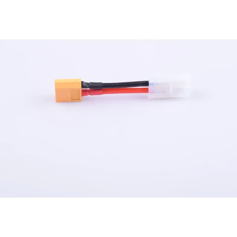 2 pcs Male XT60 To Female Tamiya Adapter 14awg Battery Charging Cable 40mm