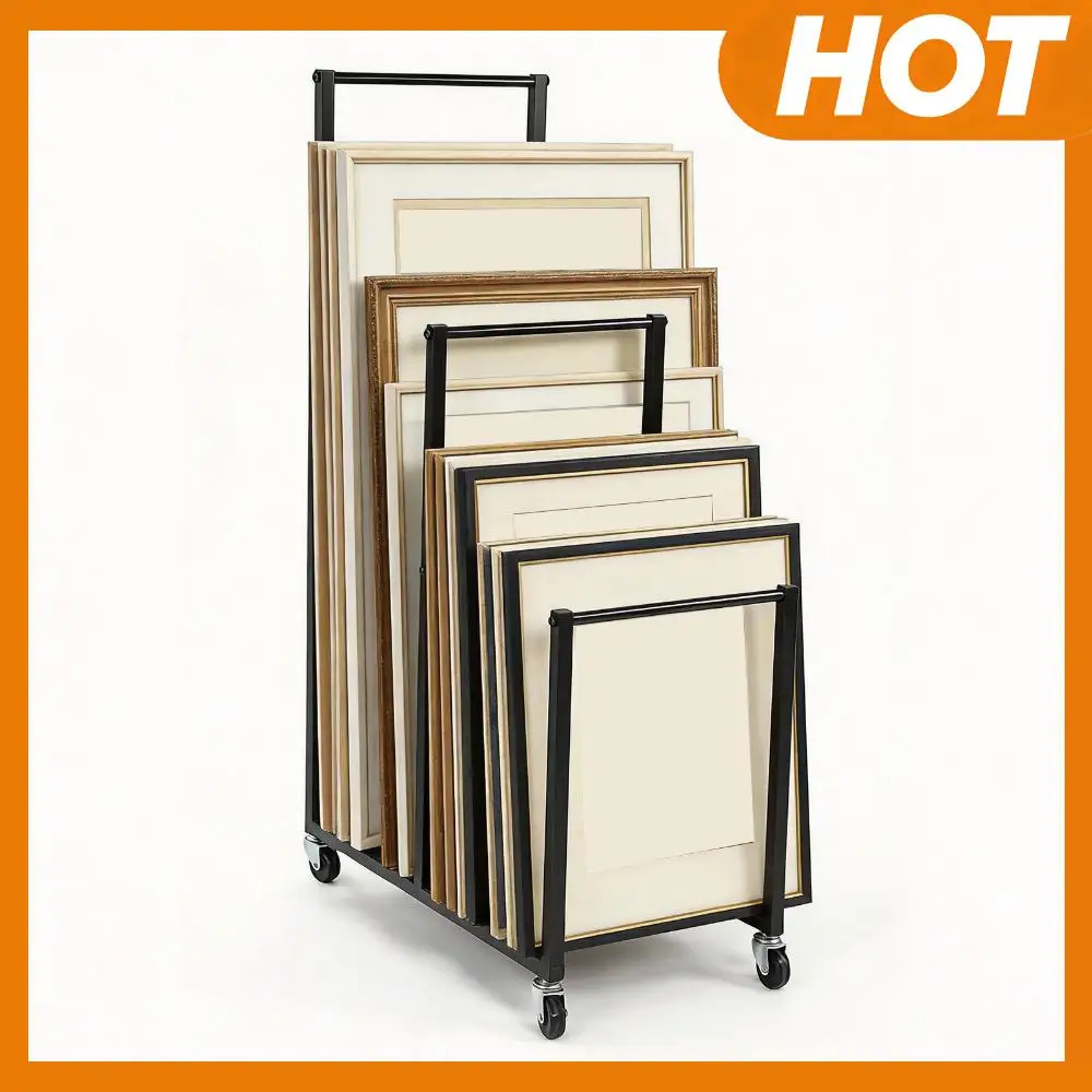 

Передвижная картонная подставка на колесах, стеллаж для хранения картонных коробок 41x26x14 дюймов для гаража, дома, склада, отеля, мебели