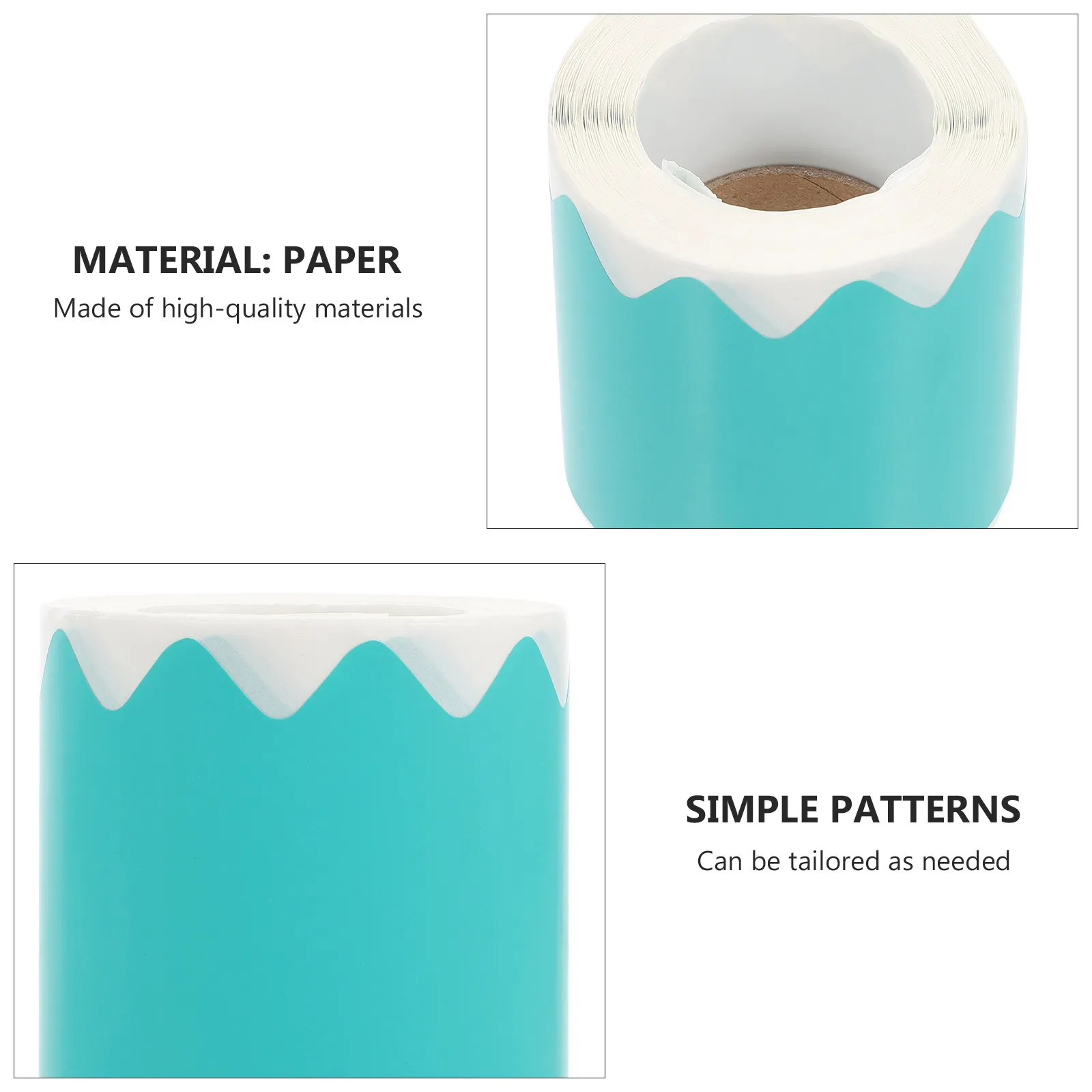 

Рулонная самоклеящаяся наклейка-окантовка для школьной доски, декоративная наклейка для доски объявлений, фоновая наклейка для стен класса