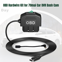 Hardwire Kit OBD Type C Charger Converter Power Adapter Cable For 70mai 70 Mai DVR Charger Parking Power Cable Wire Obd Hardwire