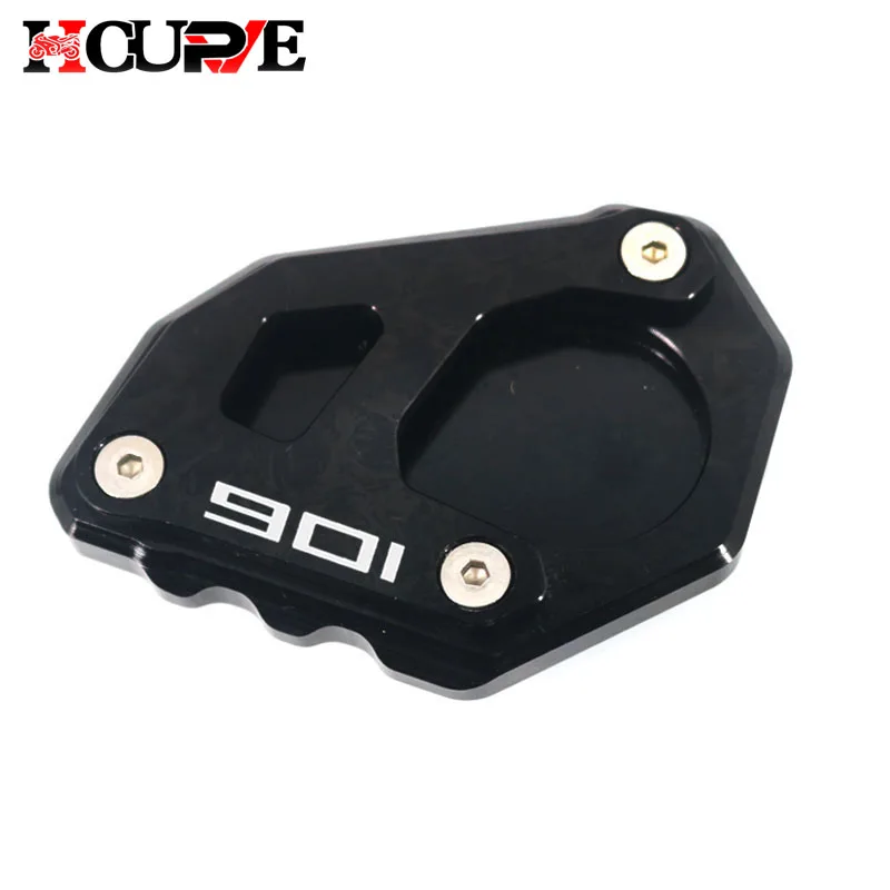 Motocicleta cnc kickstand pé suporte lateral extensão placa almofada apto para husqvarna 901 nordin 901 nordin901 2021 2022