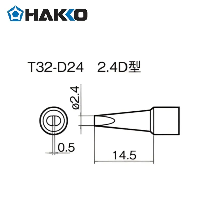 Original Hakko T32-D24 Tip Japan for FX8901 FX890 Soldering Station Iron Tool