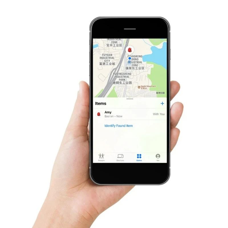 Smart Tracking Tag for Apple Find My - MFI Approved GPS Locator for Keys Cars Luggage