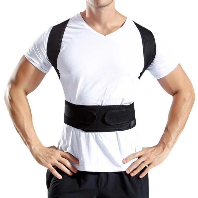 عززت حزام قطني العمود مصحح الوضعية سترة الظهر دعم حزام الكتف العمود الفقري هدفين تحسين الموقف وتخفيف آلام الظهر