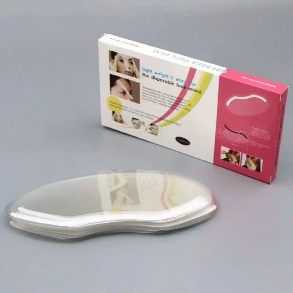 Clear Hairdressing Face Mask Disposable Shield Protective Cover For Barber Salon Hair Cut Dyeing Perming Styling Tools