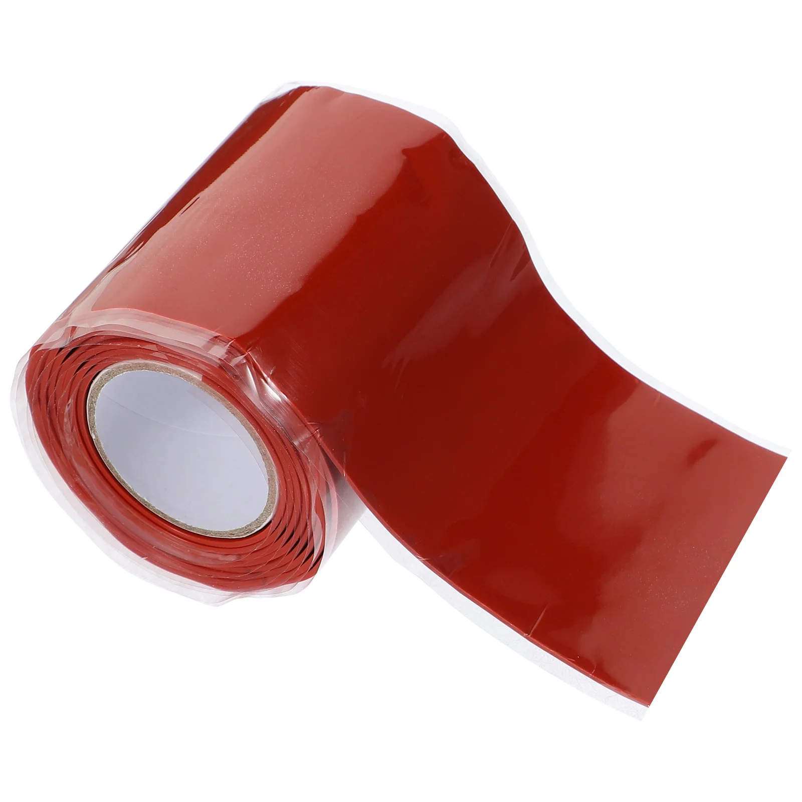 

Vinyl Water Pipe Leak Repair Tape Heavy Duty Electric Wire Waterproof Red Rubber