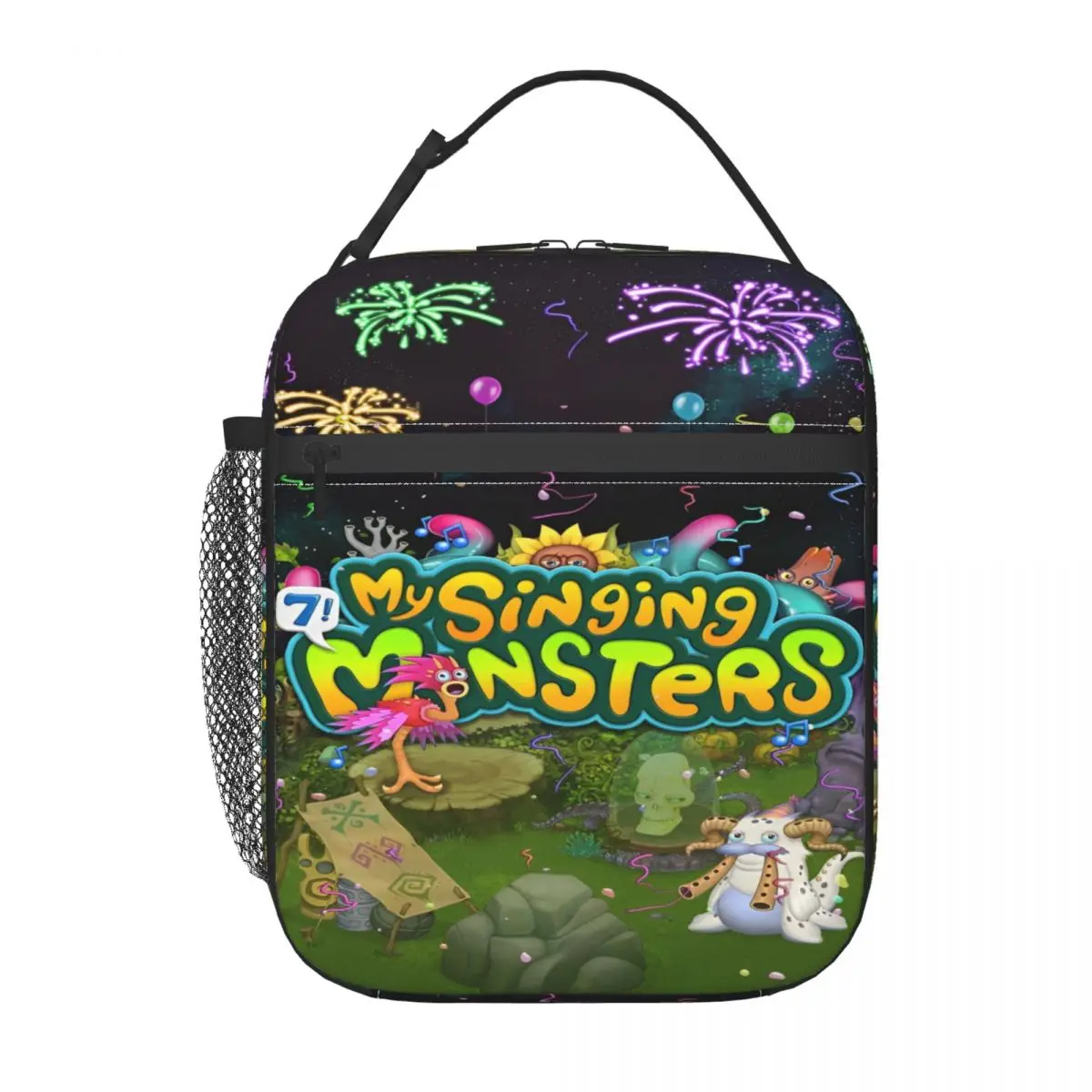 

Изолированные пакеты для обеда My Singing Monsters, контейнер для еды, многоразовый термохолодильник, ланч-бокс для школьного офиса