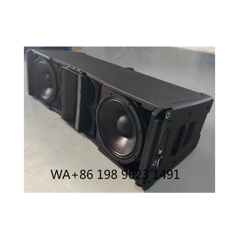 Dual 12 Inch 3 Way 8000W Big Active Line Array Speaker System Professional Stage Concert Live Audio Equipment