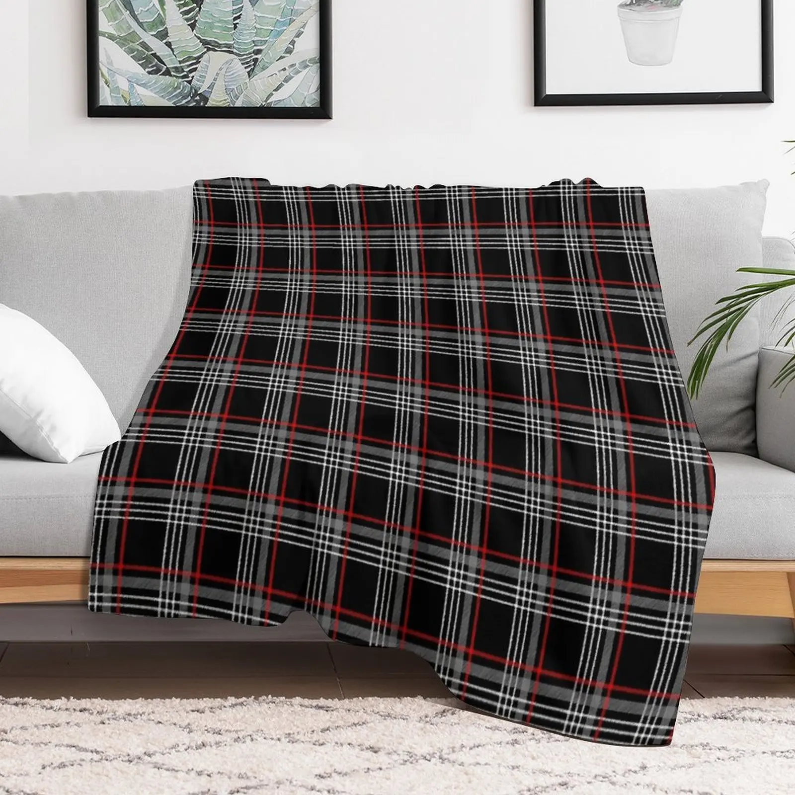 GTI tartan Throw Blanket Decorative Beds Soft Big cosplay anime Blankets