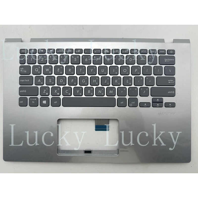 

Клавиатура и подставка для рук (пальмрест) для ноутбука ASUS VivoBook X409JA 14 X409 TW, модель NSK-W24SQ 39XKPTAJN30