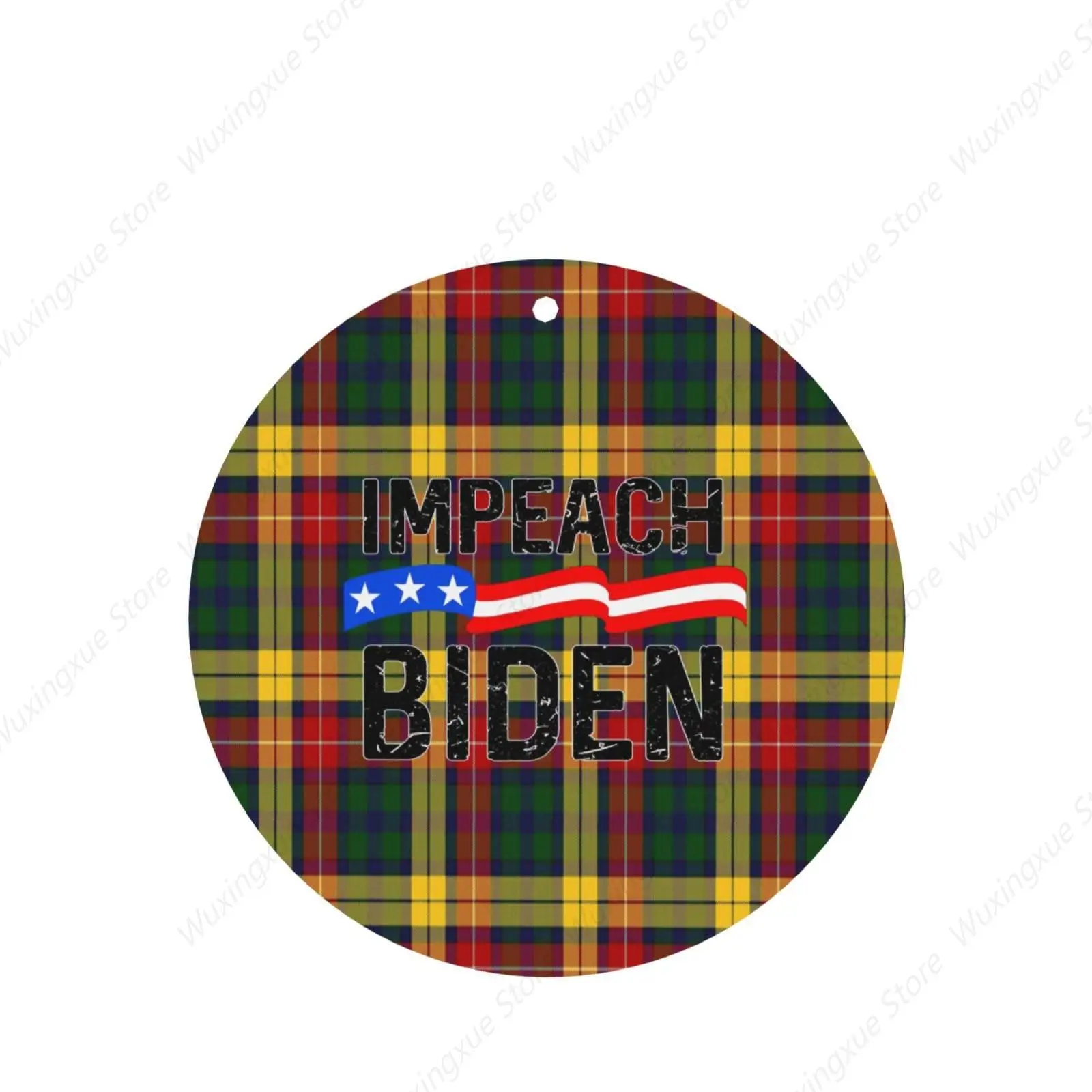 Impeach Biden Car Air Freshener Card - Quick Odor Elimination for Car, Bedroom & Wardrobe