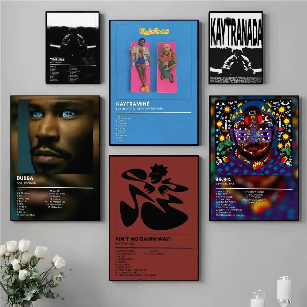Electronic Music K-KAYTRANADA Poster Music Album Wall Art Print Room Decoration for Bedroom Living Room Office Home Decor Gift