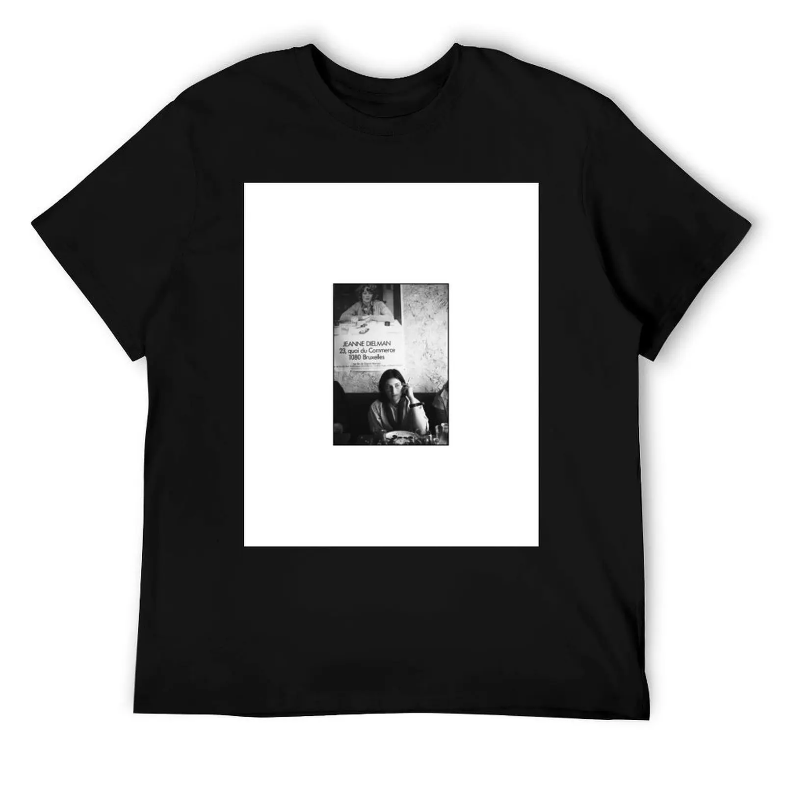 

jeanne dielman 23 quai de commerce 1080 bruxelles chantal akerman T-Shirt t shirt for man 100 percent cotton T-Shirt