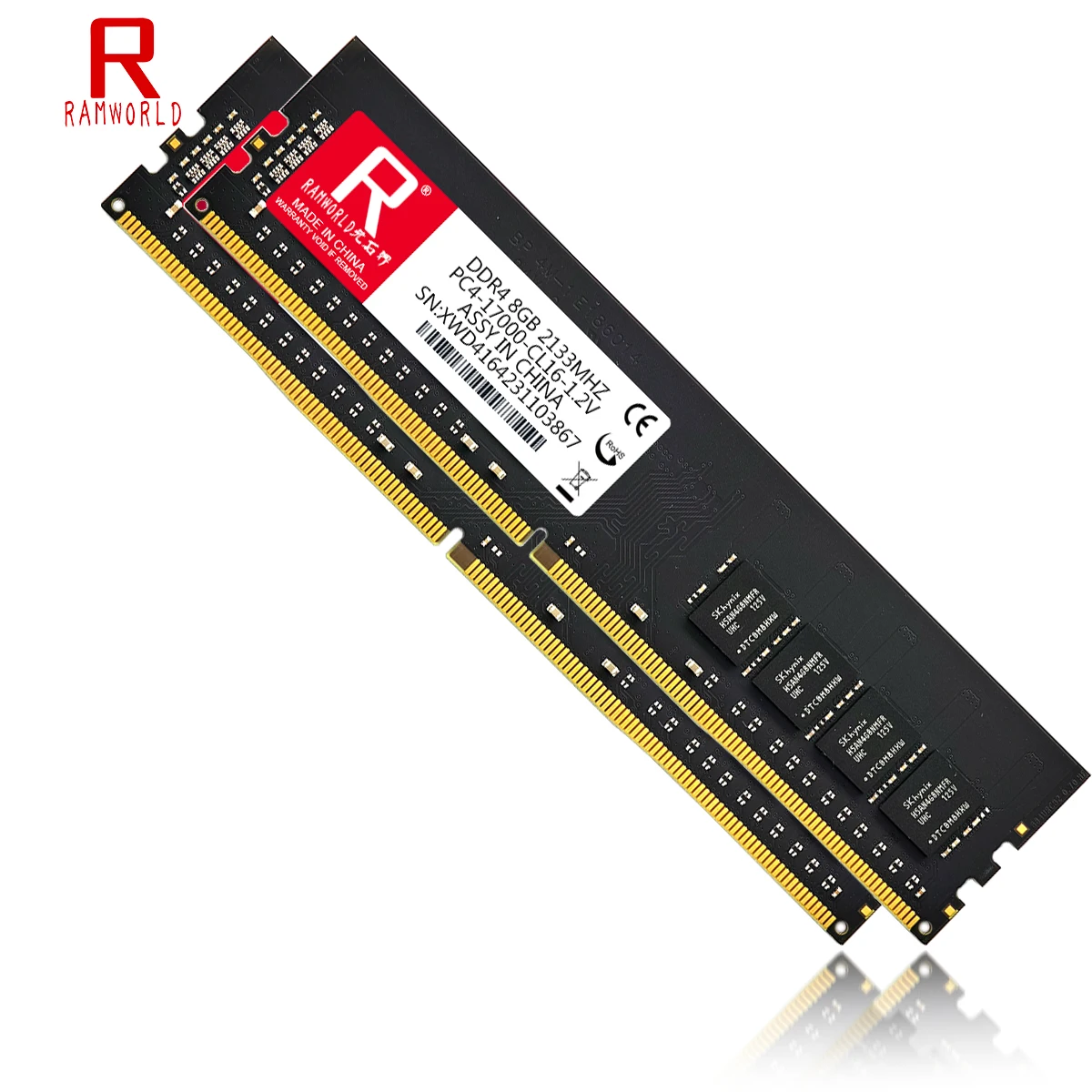 

RAMWORLD DDR4 8 ГБ 2133 МГц Настольная память Ram PC4 1,2 В 17000 DIMM Компьютерная память