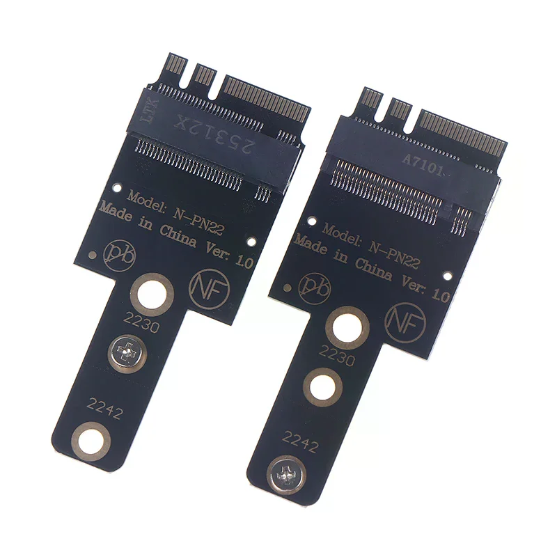 M.2 A+E To NVME SSDs Adapters M.2 WIFI Interfaces A+E To M PCIE4.0 Risers Card With Bracket For 2230 NVME SSDs