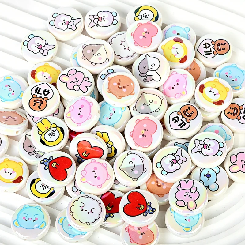 BT21 Boncuklar 10 adet Delikli - Phone Accessories Beads incelemesi ve fiyatı