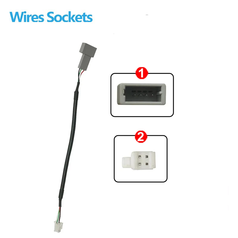 For Hyundai For Kia USB Conector Female To Male For Android Multimedia 4 Pin USB Interface Cable Adapter