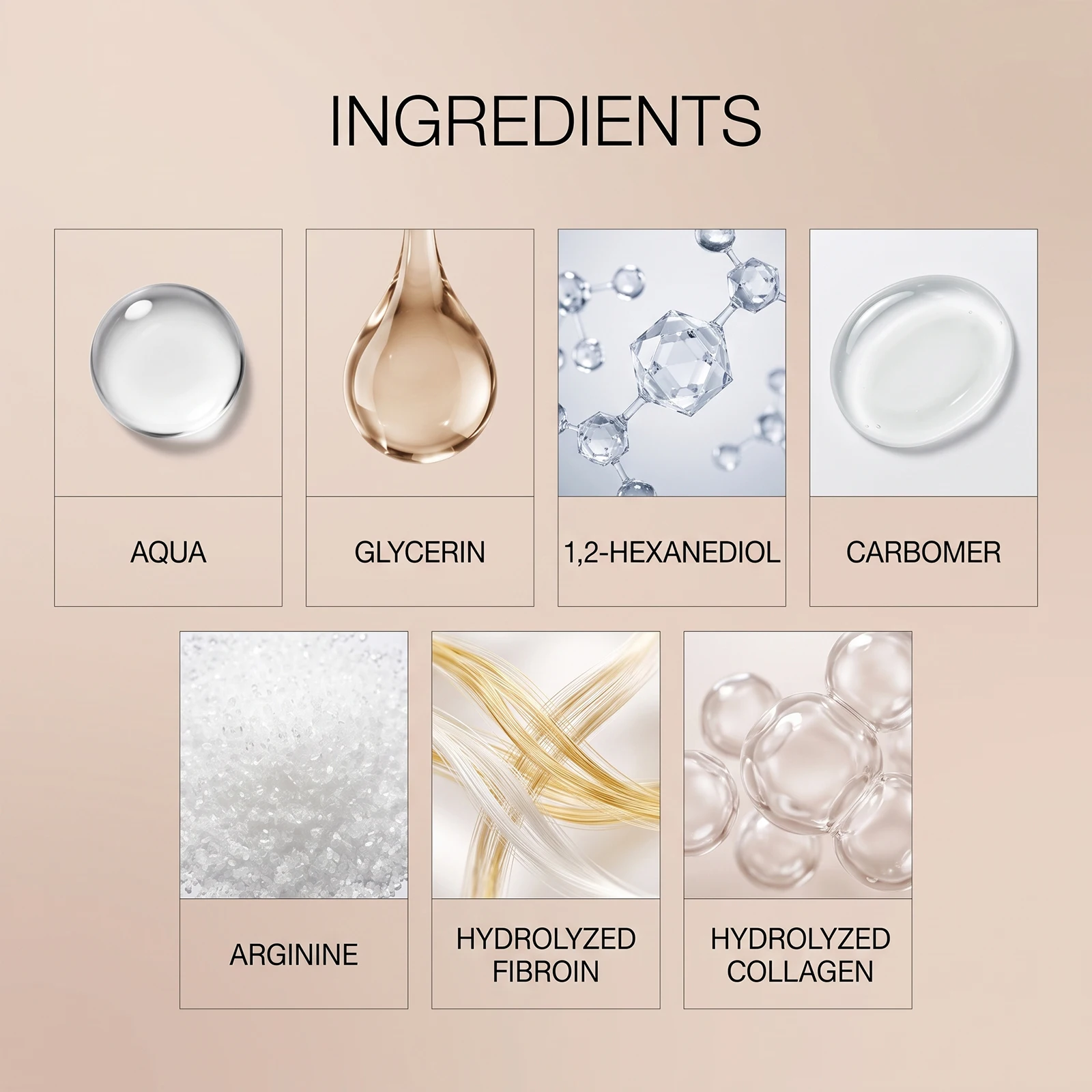 Collagen Silk Peptide Firming Ampoule Face Neck Serum Hydrating Essence For Dry Skin Smooth Fine Lines Restore Elasticity Dewy