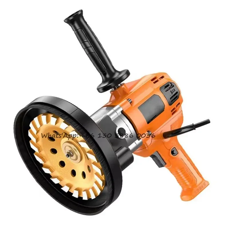 Portable Handheld Concrete Wall Grinder Strong Cement Putty Grinding Machine Adjustable Speed High Quality Power Tool for