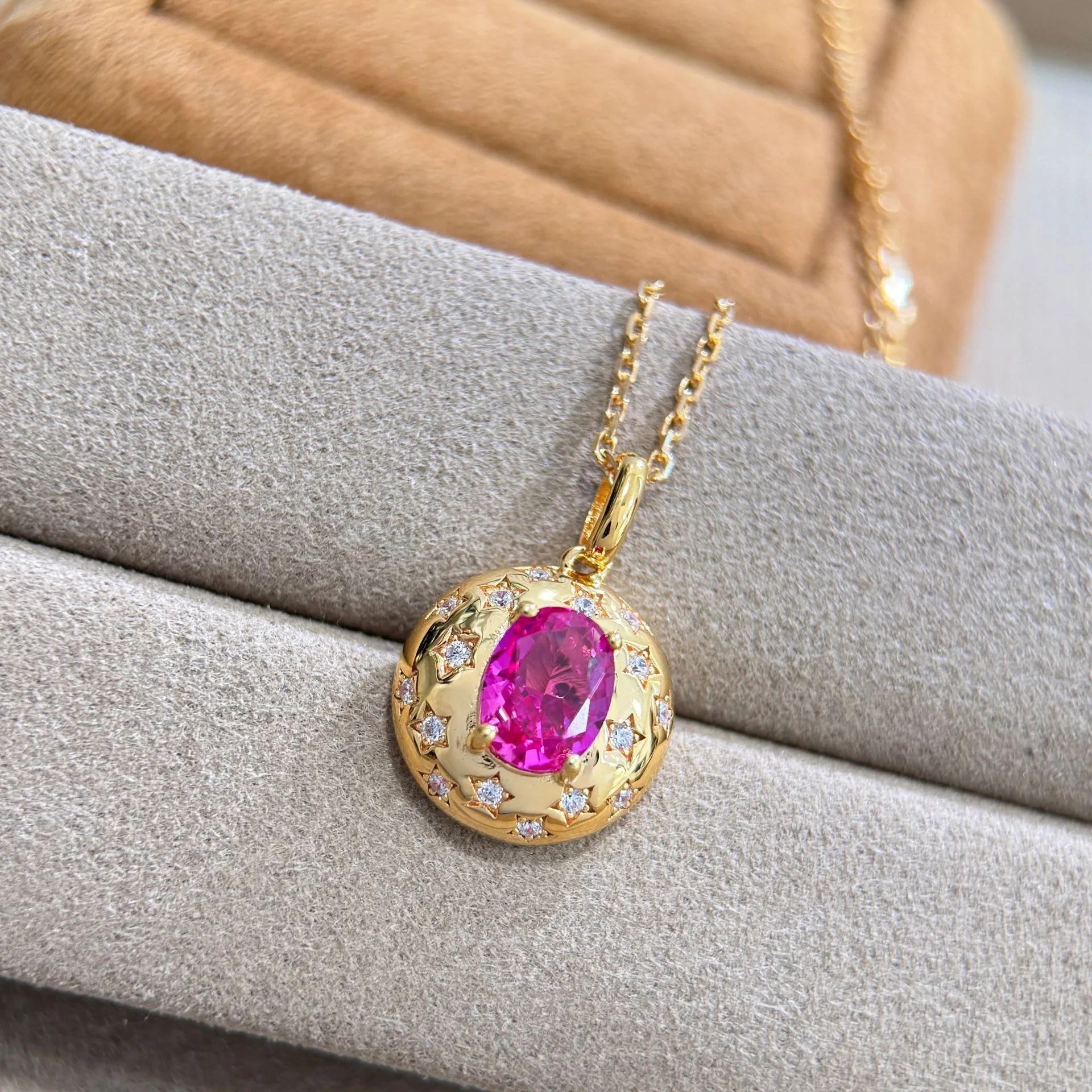 

2024 hot selling trendy classic popular high-quality zircon retro luxury jewelry women's necklace starry sky meteor pendant S925