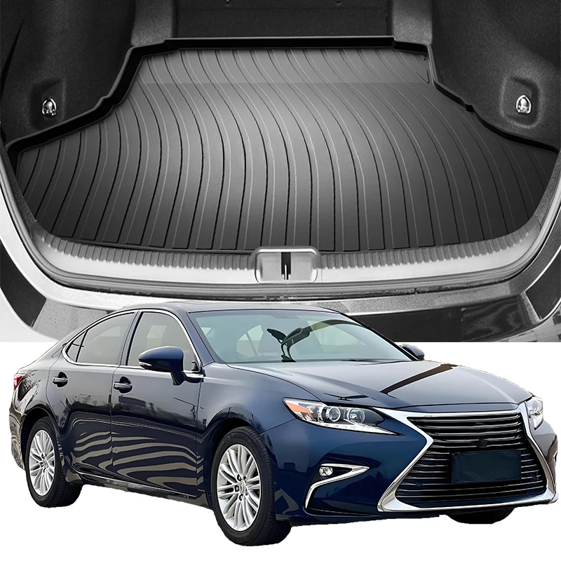 Upgrade TPE Car Rear Trunk Mats Storage Pads Cargo Tray Dustproof Waterproof Protecion Cushion For Lexus ES 200 250 350 2013-