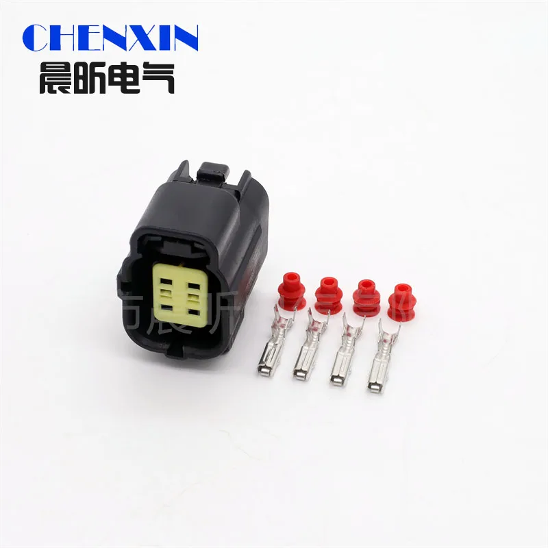 

4 Pin 174257-2 174259-2 Automotive Electrical Socket Waterproof Denso Connector For MAZDA 626 98-00 Oxygen Sensor Plug