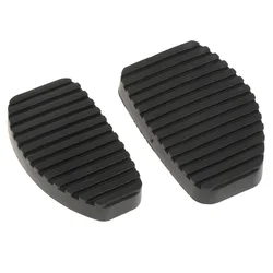 Black Car Brake Clutch Foot Pedal Pad Rubber Covers 213015 213026 For Peugeot 3008 T8 2009-2016 2010 2011 2012 2013 2014 2015