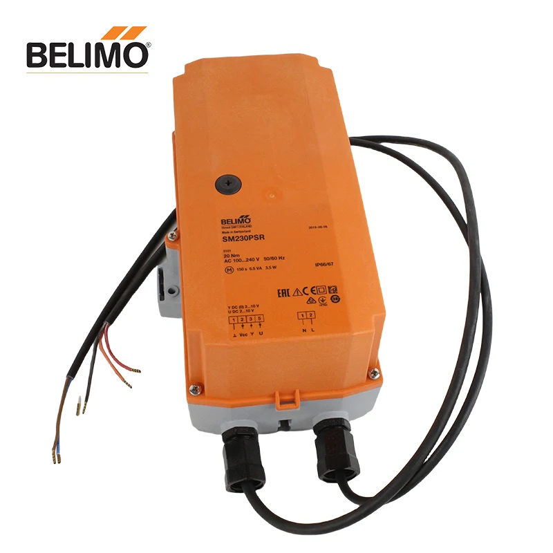 BELIMO SM230PSR SM24P-SR 20NM Modulating RobustLine damper actua in HVAC plants in stock original CE IP66/67